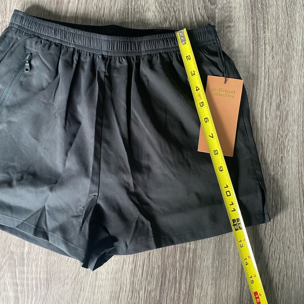 NEW Girlfriend Collective Gazelle high waist lined athletic shorts - Picture 5 of 9